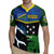 Custom Solomon Islands Rugby Rugby Jersey Arty Shark and Crocodile Solomon Islands National Emblems