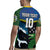 Custom Solomon Islands Rugby Rugby Jersey Arty Shark and Crocodile Solomon Islands National Emblems