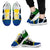 Custom Solomon Islands Rugby Sneakers Arty Shark and Crocodile - Solomon Islands National Emblems