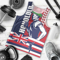 Honolulu Running 2024 Men Tank Top Marathon Competition Hula Runner and Kakau Art Tattoo LT03 - Polynesian Pride