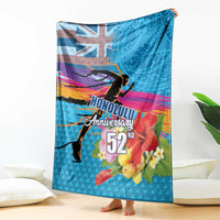 Honolulu Anniversary 52nd Running Blanket Marathon Competition Kakau Pattern Blue Color LT03 - Polynesian Pride