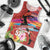 Honolulu Anniversary 52nd Running Men Tank Top Marathon Competition Kakau Pattern Red Color