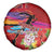 Honolulu Anniversary 52nd Running Spare Tire Cover Marathon Competition Kakau Pattern Red Color