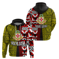 Tonga Kolisi Tonga Hoodie Ngatu and Geometric Pattern LT03 - Polynesian Pride