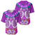 Polynesian Valentine Day Baseball Jersey Love Couple Turtle Maori Hibiscus Purple LT03 - Polynesian Pride