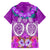 Polynesian Valentine Day Family Matching Long Sleeve Bodycon Dress and Hawaiian Shirt Love Couple Turtle Maori Hibiscus Purple LT03 - Polynesian Pride