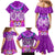 Polynesian Valentine Day Family Matching Mermaid Dress and Hawaiian Shirt Love Couple Turtle Maori Hibiscus Purple LT03 - Polynesian Pride