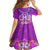 Polynesian Valentine Day Family Matching Off Shoulder Long Sleeve Dress and Hawaiian Shirt Love Couple Turtle Maori Hibiscus Purple LT03 - Polynesian Pride