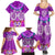 Polynesian Valentine Day Family Matching Summer Maxi Dress and Hawaiian Shirt Love Couple Turtle Maori Hibiscus Purple LT03 - Polynesian Pride