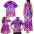 Polynesian Valentine Day Family Matching Tank Maxi Dress and Hawaiian Shirt Love Couple Turtle Maori Hibiscus Purple LT03 - Polynesian Pride