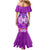 Polynesian Valentine Day Mermaid Dress Love Couple Turtle Maori Hibiscus Purple LT03 - Polynesian Pride