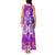 Polynesian Valentine Day Tank Maxi Dress Love Couple Turtle Maori Hibiscus Purple LT03 - Polynesian Pride