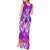 Polynesian Valentine Day Tank Maxi Dress Love Couple Turtle Maori Hibiscus Purple LT03 - Polynesian Pride