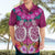 Polynesian Valentine Day Hawaiian Shirt Love Couple Turtle Maori Hibiscus Pink LT03 - Polynesian Pride