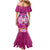 Polynesian Valentine Day Mermaid Dress Love Couple Turtle Maori Hibiscus Pink LT03 - Polynesian Pride