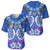 Polynesian Valentine Day Baseball Jersey Love Couple Turtle Maori Hibiscus Blue LT03 - Polynesian Pride