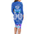 Polynesian Valentine Day Family Matching Long Sleeve Bodycon Dress and Hawaiian Shirt Love Couple Turtle Maori Hibiscus Blue LT03 - Polynesian Pride