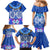 Polynesian Valentine Day Family Matching Mermaid Dress and Hawaiian Shirt Love Couple Turtle Maori Hibiscus Blue LT03 - Polynesian Pride