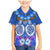 Polynesian Valentine Day Family Matching Mermaid Dress and Hawaiian Shirt Love Couple Turtle Maori Hibiscus Blue LT03 Son's Shirt Blue - Polynesian Pride