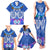 Polynesian Valentine Day Family Matching Tank Maxi Dress and Hawaiian Shirt Love Couple Turtle Maori Hibiscus Blue LT03 - Polynesian Pride