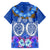 Polynesian Valentine Day Hawaiian Shirt Love Couple Turtle Maori Hibiscus Blue LT03 - Polynesian Pride