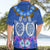 Polynesian Valentine Day Hawaiian Shirt Love Couple Turtle Maori Hibiscus Blue LT03 - Polynesian Pride