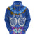 Polynesian Valentine Day Hoodie Love Couple Turtle Maori Hibiscus Blue LT03 - Polynesian Pride