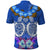 Polynesian Valentine Day Polo Shirt Love Couple Turtle Maori Hibiscus Blue LT03 - Polynesian Pride