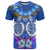 Polynesian Valentine Day T Shirt Love Couple Turtle Maori Hibiscus Blue LT03 Blue - Polynesian Pride