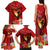 Hawaii Valentine Day Family Matching Tank Maxi Dress and Hawaiian Shirt Couple on Beach mix Hibiscus and Polynesian Tattoo LT03 - Polynesian Pride