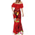 Hawaii Valentine Day Mermaid Dress Couple on Beach mix Hibiscus and Polynesian Tattoo LT03 - Polynesian Pride