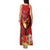 Hawaii Valentine Day Tank Maxi Dress Couple on Beach mix Hibiscus and Polynesian Tattoo LT03 - Polynesian Pride