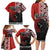 Personalised Aotearoa and Tonga Together Family Matching Long Sleeve Bodycon Dress and Hawaiian Shirt Manaia and Tongan Tribal Cross - Taniko and Ngatu Art Tattoo