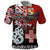 Personalised Aotearoa and Tonga Together Polo Shirt Manaia and Tongan Tribal Cross - Taniko and Ngatu Art Tattoo