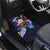 American Samoa Flag Day Car Mats Bald Eagle with Uatogi and Fue - Polynesian and Floral Tribal Tattoo