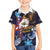 American Samoa Flag Day Kid Hawaiian Shirt Bald Eagle with Uatogi and Fue - Polynesian and Floral Tribal Tattoo