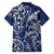 New Zealand Connecting with Seas Hawaiian Shirt Maori Tribal and Sea Animals Tattoo - White Glass Style