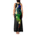 Polynesian Spiral Tribal Tattoo Tank Maxi Dress Fanciful Color