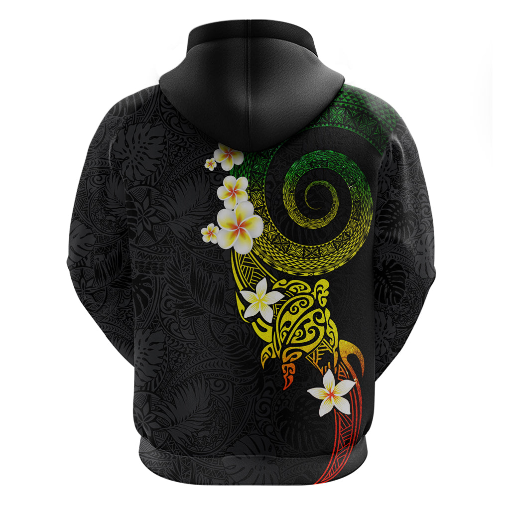 Polynesian Spiral Tribal Tattoo Hoodie Reggae Color LT03 - Polynesian Pride