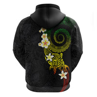 Polynesian Spiral Tribal Tattoo Hoodie Reggae Color LT03 - Polynesian Pride