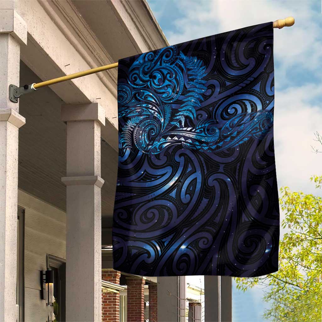 New Zealand New Year-Matariki Garden Flag Aotearoa Maori Tattoo Galaxy Sky LT03 House Flag Multicolor - Polynesian Pride