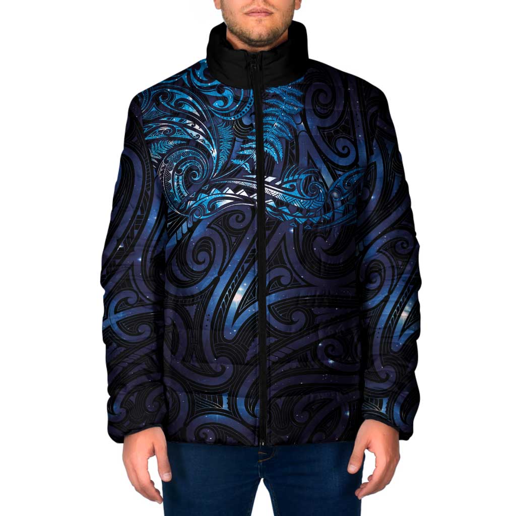 New Zealand New Year-Matariki Padded Jacket Aotearoa Maori Tattoo Galaxy Sky LT03 Men Multicolor - Polynesian Pride