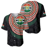 Penama Tribal Tattoo with Namele Leaves Baseball Jersey LT03 - Polynesian Pride
