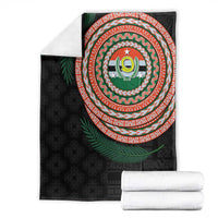 Penama Tribal Tattoo with Namele Leaves Blanket LT03 - Polynesian Pride