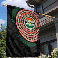Penama Tribal Tattoo with Namele Leaves Garden Flag LT03 - Polynesian Pride