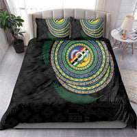 Torba Tribal Tattoo with Namele Leaves Bedding Set LT03 - Polynesian Pride