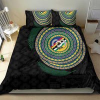 Torba Tribal Tattoo with Namele Leaves Bedding Set LT03 - Polynesian Pride