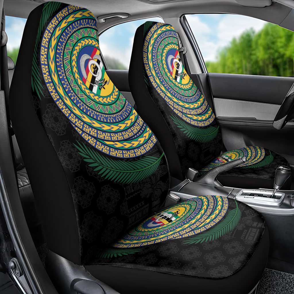 Torba Tribal Tattoo with Namele Leaves Car Seat Cover LT03 - Polynesian Pride