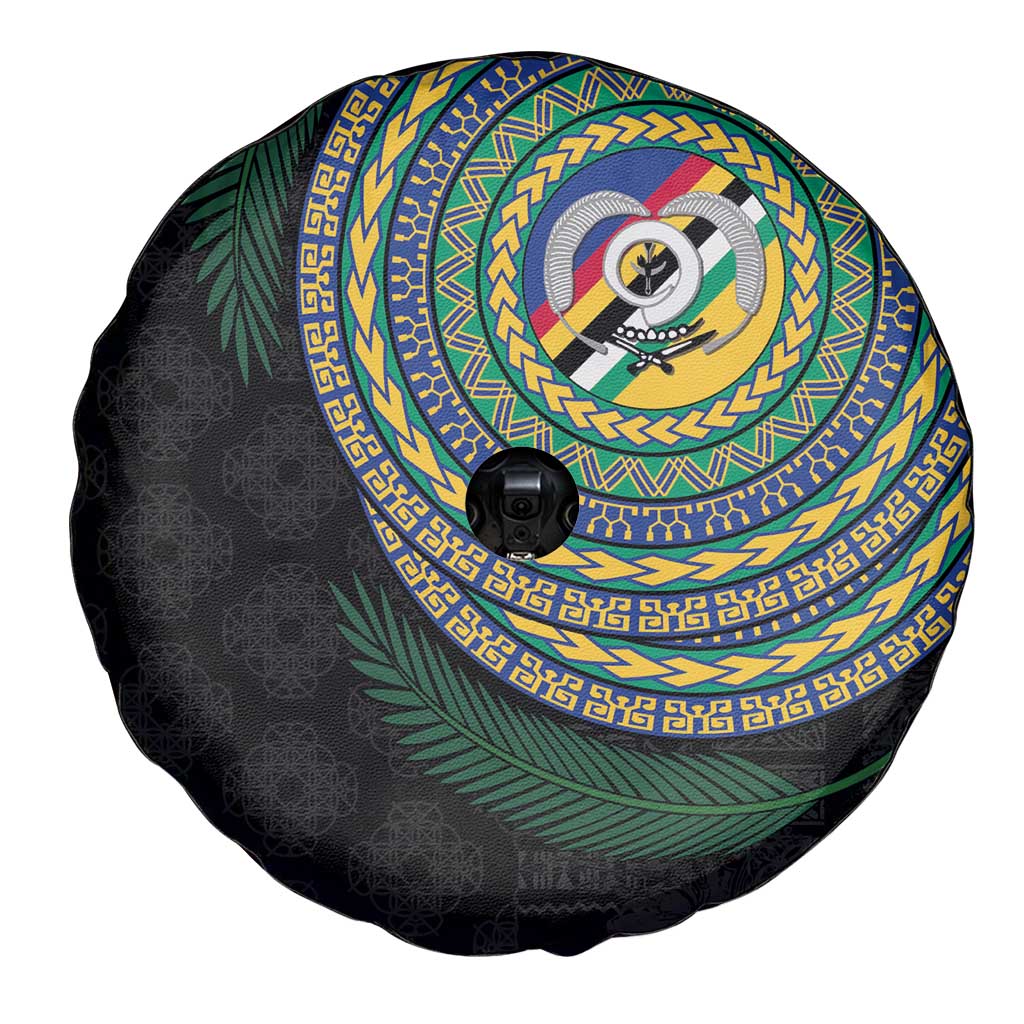 Torba Tribal Tattoo with Namele Leaves Spare Tire Cover LT03 - Polynesian Pride