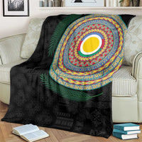 Shefa Tribal Tattoo with Namele Leaves Blanket LT03 - Polynesian Pride
